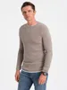 OMBRE Pullover Baumwolle V-1 Regular Fit OM-SWSW-0103 brown Produktbild-Vorschau 10