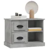 The Living Store Nachttisch Betongrau 60x35,5x45 cm Produktbild-Vorschau 4