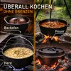 Feuergott Dutch Oven Set 6 l mit Deckelheber Ringreiniger Produktbild-Vorschau 4