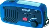 A blue and black portable solar dynamo radio with a flashlight. Náhľad obrázku produktu