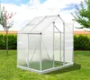 Westmann Aluminium Gewächshaus Flora 64 Silber 132x190x201 Produktbild-Vorschau 2