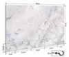 Wallario Schlüsselbrett aus Glas, Motiv: Graue Produktbild-Vorschau 2