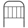 The Living Store Kopfteil Metall Schwarz 75 cm Produktbild-Vorschau 4