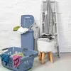 Rotho Blumen Wäschekorb 25l Horizontblau Produktbild-Vorschau 12