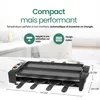 Emerio grill raclette – gourmet – sans PFAS – 8 coupelles & Voir les images du produit 7