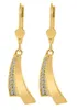 333/- o. 375/- Gold "Sarai" Ohrhänger mit Zirkoniabesatz, Produktbild-Vorschau 3