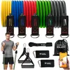 Widerstandsbänder 5er Set Fitnessbänder Expander 100 kg Produktbild-Vorschau 1