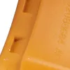 A close-up view of an orange plastic part with embossed text. Anteprima dell’immagine prodotto