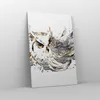Bild auf Leinwand - Leinwandbild - Einteilig - Owl Federn Produktbild-Vorschau 4