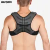 A person wearing a weighted vest from the back. Produktbild-Vorschau