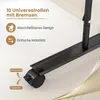 Parawan pokojowy COSTWAY 225 x 173 cm na kółkach, Podgląd zdjęcia produktu 5