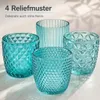 Teelichthalter Marilu Glas lackiert türkis H.7 cm Ø.7 cm Produktbild-Vorschau 5