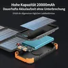 Solar Powerbank 20000mAh faltbar mit 8W Solarpanel 20W 18W Produktbild-Vorschau 2