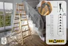 Drabest | Scala en bois 7 gradini 150 kg - Conception Anteprima dell’immagine prodotto 2