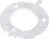 A white plastic ring with several holes and protrusions, isolated on a white background. Náhled obrázku produktu