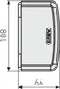 Abus Türaushebesicherung 108 x 66 mm Produktbild-Vorschau 5