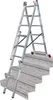 KRAUSE Corda VielzweckLeiter mit Treppenfunktion 3 x 6 Anteprima dell’immagine prodotto 1