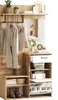 Sweiko 100x38.5x190cm Ensemble de vestiaires avec miroir, Voir les images du produit 6