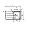 Lavello Franke BASIS BFG 611-86 CASHMERE con funzionamento Anteprima dell’immagine prodotto 11