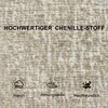 Duhome Loungesessel Armlehnstuhl aus Chenille-Stoff, Produktbild-Vorschau 4