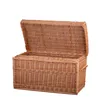 Wäscheschrank Truhe für Wäsche in Naturfarbe 70x43 H44 cm Produktbild-Vorschau 4