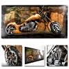 Peinture murale en métal 3D Custom Bike Chopper Small Voir les images du produit 2