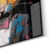 DEQOART Glasbild Echtglas 50x50 cm 'Maus in Pink' Wandbild Produktbild-Vorschau 5