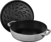Staub 40511-471-0, 2,4 l, Czarny, Szary, Żeliwo, Emalia, Podgląd zdjęcia produktu 11