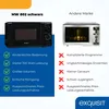 Exquisit Mikrowelle MW 802 sw | 20 l Nutzinhalt | Mit Timer Produktbild-Vorschau 4