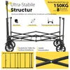 Sekey Bollerwagen Faltbar Offroad, 160L Handwagen belastbar Produktbild-Vorschau 4