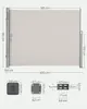 SONGMICS Hliníková boční markýza 180 x 400 cm 280 g/m² Náhled obrázku produktu 3