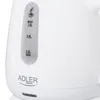 Adler AD 1373 Czajnik 1 L 850 W z filtrem osadów - Biały Podgląd zdjęcia produktu 3