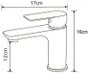 Mexen Alfa rubinetto lavabo, dorato - 745700-50 Anteprima dell’immagine prodotto 2