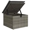 Design 6-tlg. Garten-Sofagarnitur mit Kissen Grau Poly Produktbild-Vorschau 8