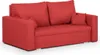2-Sitzer-Sofa mit Schlaffunktion MONDO - Rot Produktbild-Vorschau 3