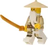 A LEGO minifigure of Sensei Wu holding a golden katana. Produktbild-Vorschau