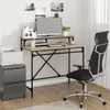 vidaXL Stôl Sonoma Dub 100x50x90 cm materiál drevo a železo Náhľad obrázku produktu 2