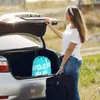 com-four® 2x Wäschesack für Reisen - faltbarer Wäschebeutel Produktbild-Vorschau 2