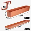KADAX Skrzynka Balkonowa Doniczka 80cm z Uchwytami Podgląd zdjęcia produktu 3