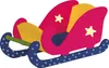 EDUPLAY 210247 Weihnachtsschlitten, Holz, 16 x 7 x 7,5 cm, Produktbild-Vorschau 2