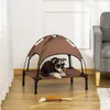 Hondenhuis met dak, PAWHUT D04-057CF - A Productafbeelding-voorbeeld 6