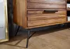 FineBuy Lowboard NISHAN 160x54x40 cm Sheesham Bois massif Voir les images du produit 5