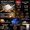 Mini-PC GEEKOM A7, processeur AMD Ryzen 5 7535HS, 16 Go de Voir les images du produit 9