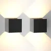 ZMH led nástěnné svítidlo 2 černé nástěnné svítidlo moderní Náhled obrázku produktu 1