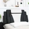 vidaXL Kopfteil-Kissen "Viana" Schwarz und Weiß 100 cm Produktbild-Vorschau 3
