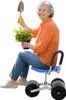 Gartenhocker mit Rädern, rollbarer Gartenwagen mit Produktbild-Vorschau 7