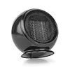 A black ceramic heater is shown on a white background. Produktbild-Vorschau
