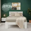 Homestyle4u Holzbett 90x200 Einzelbett mit Lattenrost Weiss Produktbild-Vorschau 9
