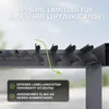Weide Classic Pergola Aluminium 3x4m mit Lamellendach Produktbild-Vorschau 6
