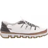 Gemini Damen Sneaker Leder Cutouts sportliche Schnürschuhe Produktbild-Vorschau 20
